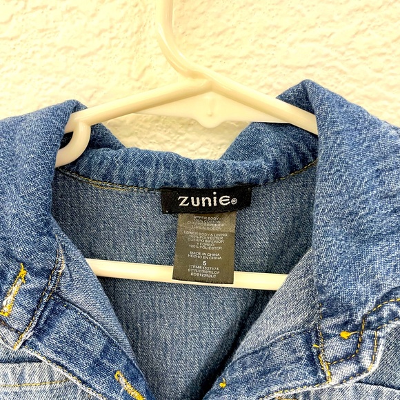 Denim/Tulle Dress - Picture 2 of 3